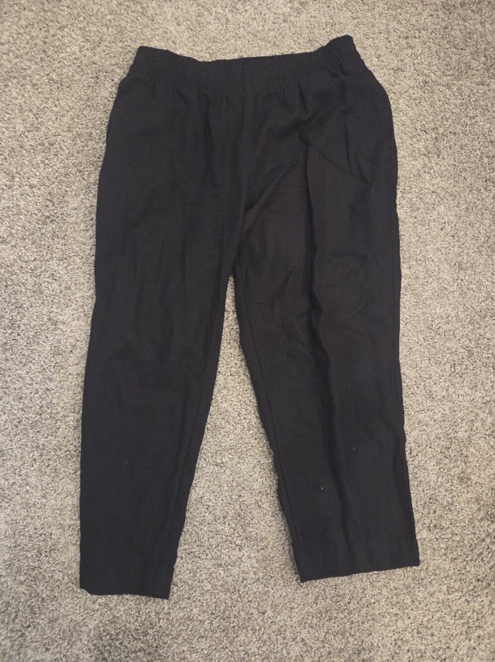 Old Navy Black Linen Pants